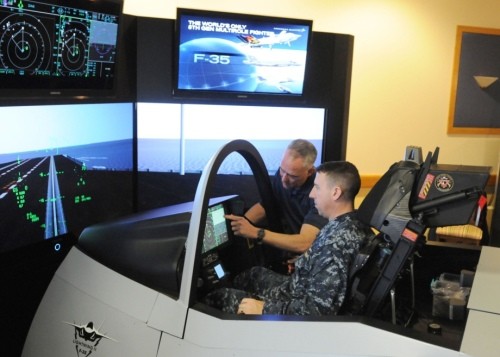 Hệ thống lái mô phỏng chiến cơ tàng hình F-35 của Mỹ ảnh 13